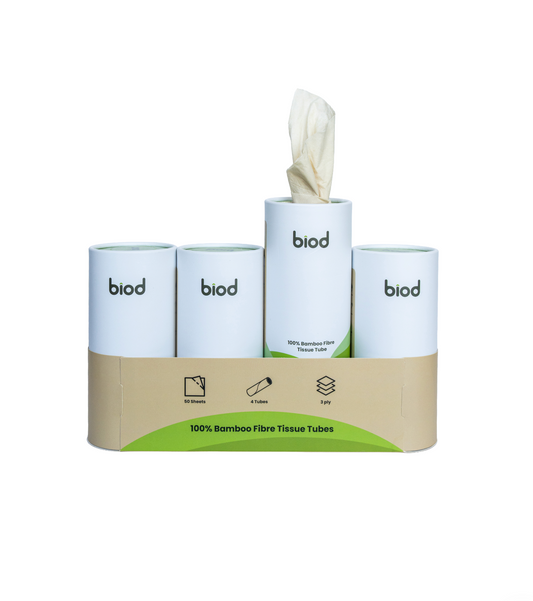 Bamboo Facial Tissue Tube